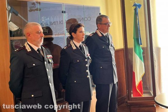 Viterbo - La conferenza del comandante provinciale dei carabinieri Massimo Friano