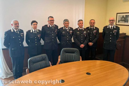 Viterbo - La conferenza del comandante provinciale dei carabinieri Massimo Friano