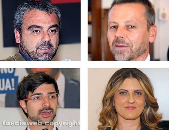 Alessio Trani, Fabio Bartolacci, Daniele Sabatini e Alessandra Troncarelli