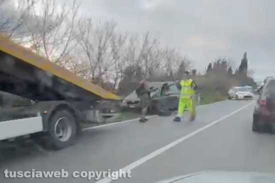 L'incidente sull'Aurelia