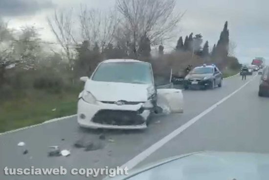 L'incidente sull'Aurelia