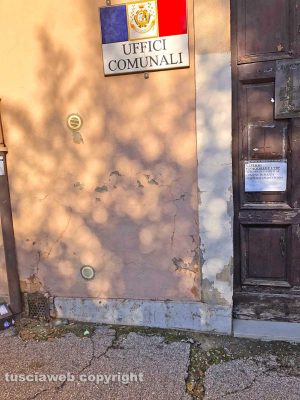 Civita Castellana - Topo morto vicino agli uffici comunali