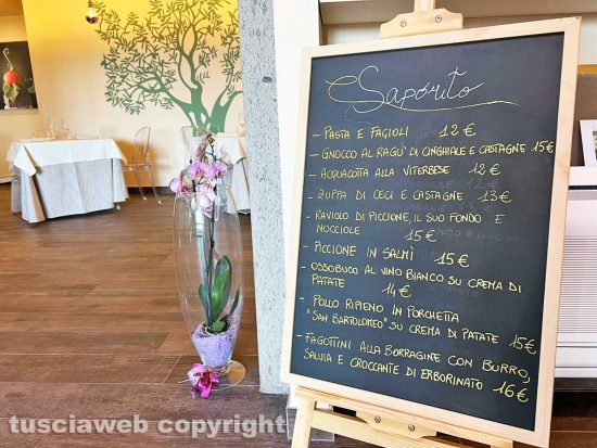 Viterbo - Il ristorante Saporito