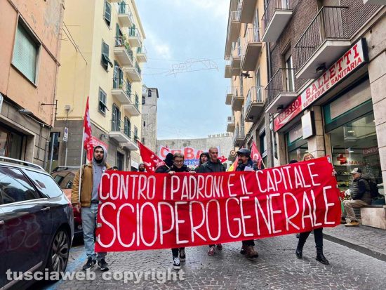 Viterbo - Sciopero del sindacalismo di base