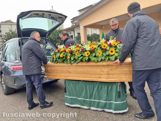 Viterbo - I funerali di Delfino Santaniello