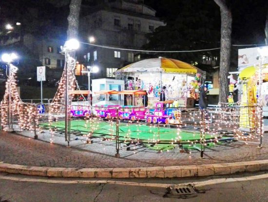 Viterbo - Il trenino di Natale