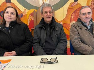 Al centro: Don Flavio Valeri