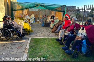 Il presepe vivente della casa di riposo Opera Pia Carenzi