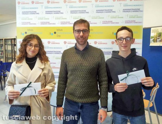 Francesco Bergantili con Giulia Calderari e Alessandro Rossi