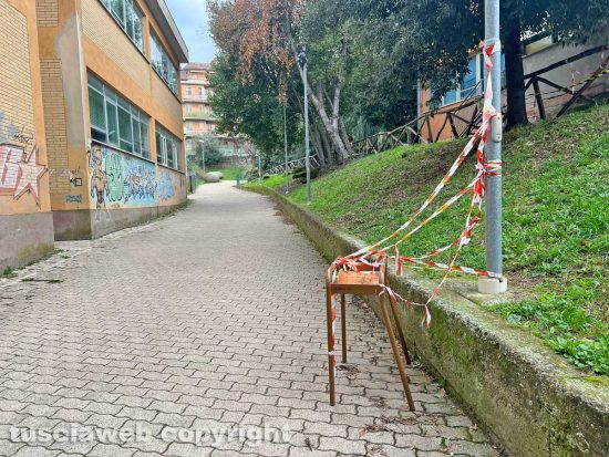 Viterbo - L'istituto Canevari di via Carlo Cattaneo