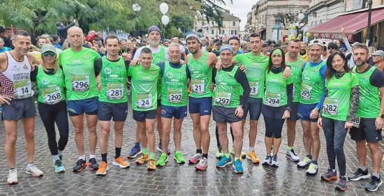 Canino - Alcuni runner dell'Atletica Montefiascone alla Maratonina dell'olio dop
