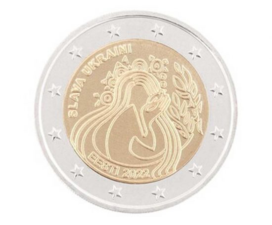 L'Estonia emette monete da 2 euro dedicate all'Ucraina