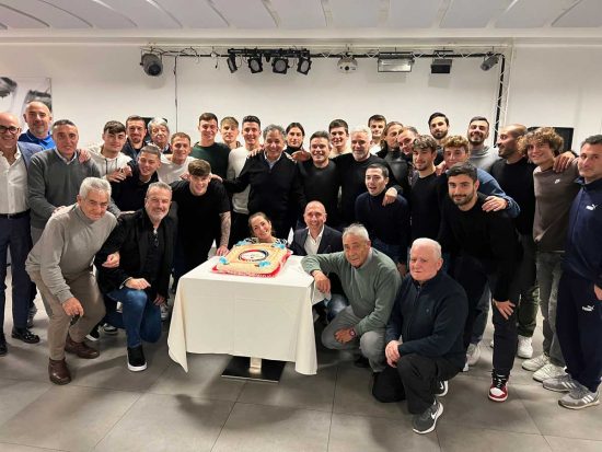 Civita Castellana - Il pranzo natalizio della Flaminia Calcio