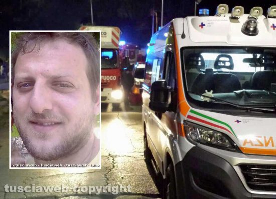 Schianto sulla Umbro Laziale, muore 33enne di Gallese - Nel riquadro Pierpaolo Tamè