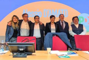 Eleonora Mattia all'evento "Il Lazio un passo avanti"