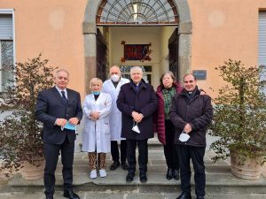 Acquapendente - Il vescovo Piazza in visita alla Rsa San Giuseppe
