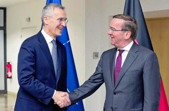 Berlino - Jens Stoltenberg e Boris Pistorius