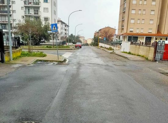Viterbo - Le strade dopo l'uscita dei mezzi spargisale - Le foto della sindaca Chiara Frontini