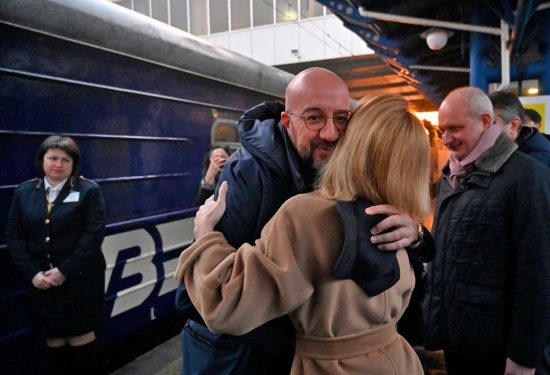 Charles Michel e Olga Stefanishyna