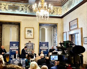 Roma - La presentazione della lista "Noi Moderati-Rinascimento Sgarbi"