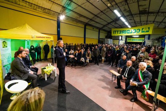 Vetralla - L'incontro con il ministro dell'Agricoltura Francesco Lollobrigida