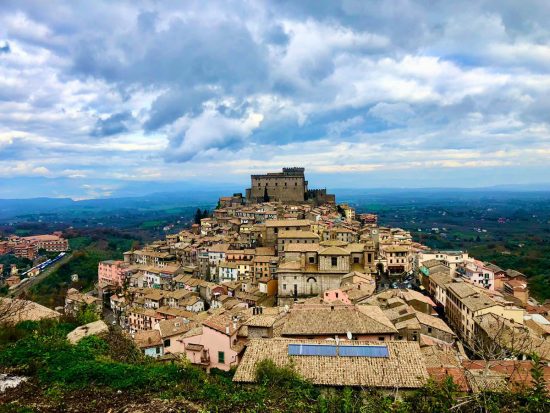Soriano nel Cimino - Panorama di Soriano durante la passeggiata organizzata dall'associazione 'La Menica Alta - Odv'