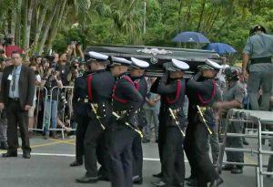 Santos - Il corteo funebre di Pelé