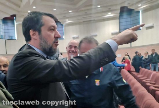 Civitavecchia - Matteo Salvini