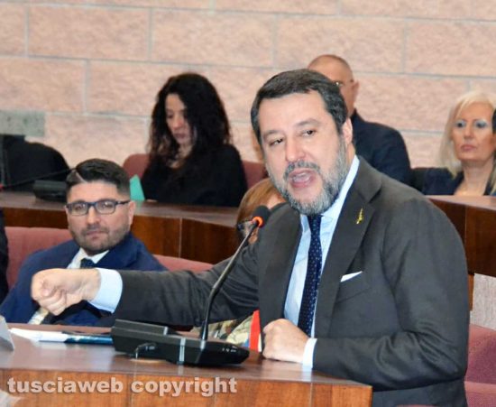 Civitavecchia - Matteo Salvini