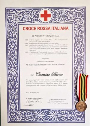 Orte - I volontari della Cri premiati