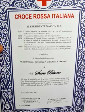 Orte - I volontari della Cri premiati
