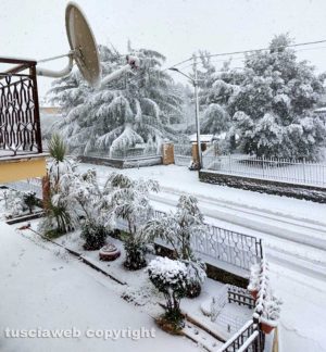 Umbria - Neve a Castel Giorgio