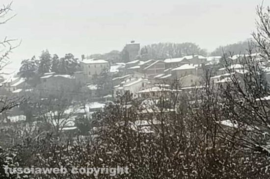Castel Giorgio innevato