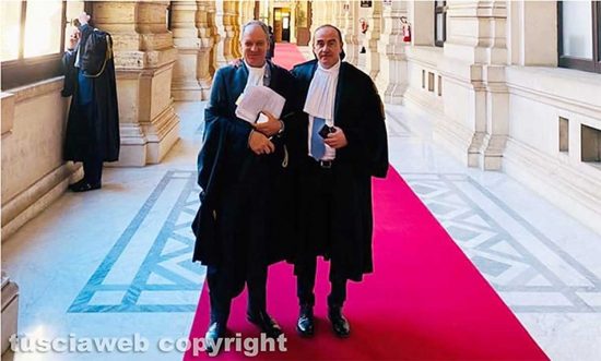 Corte di cassazione - Gli avvocati Marco Russo e Giovanni Labate