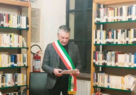 Vasanello - Il sindaco Igino Vestri nella giornata della memoria 