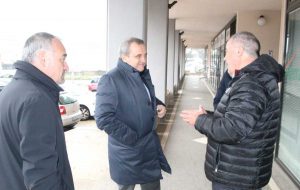 Viterbo - Visita del questore nella sede della Cisl 