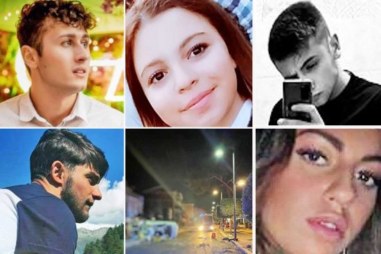 Roma - Le vittime dell'incidente sulla Nomentana