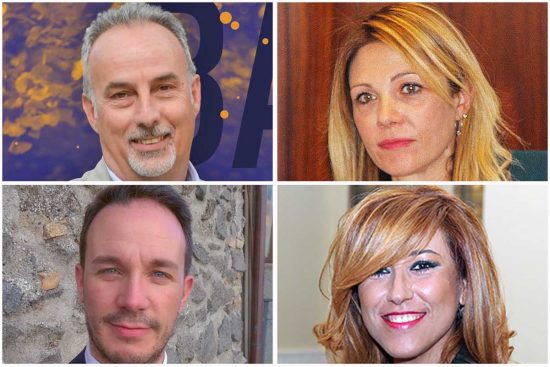 Carlo Pellegrini, Elisa Cepparotti, Edoardo Ciocchetti ed Emanuela Bartolini