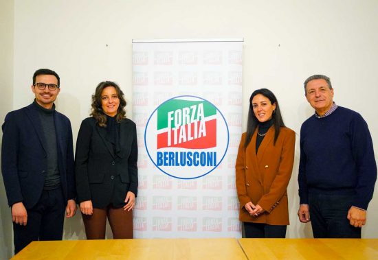Claudio Parroccini, Federica Friggi, Fabiana Salviani e Giulio Marini