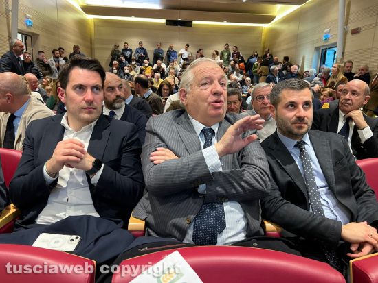 Viterbo - I sindaci Luca Profili di Bagnoregio, Piero Camilli di Grotte Santo Stefano e&nbsp;Luca Giampieri di Civita Castellana all'assemblea di Confagricoltura