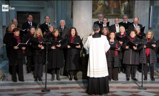 Viterbo - La messa del vescovo Francesco Orazio Piazza in diretta Rai