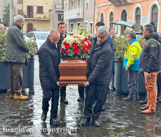 Viterbo - I funerali di Giancarlo Sabatini