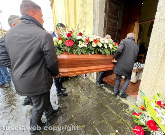Viterbo - I funerali di Giancarlo Sabatini