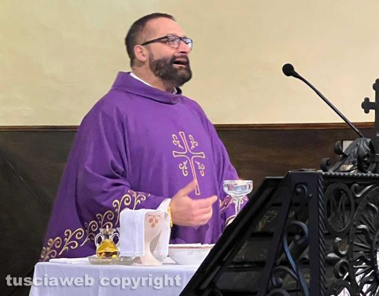 Viterbo - I funerali di Giancarlo Sabatini