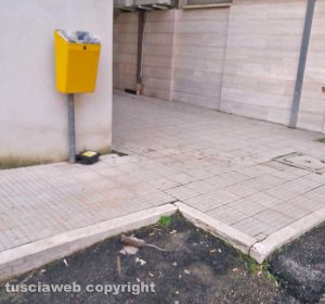 Tarquinia - Ingresso reparto di radiologia dell'ospedale