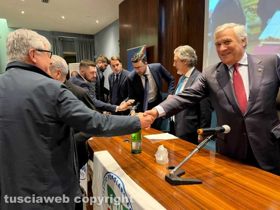 Viterbo - Antonio Tajani alle terme dei Papi