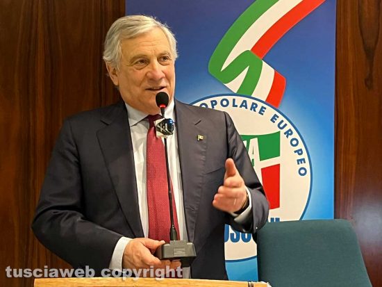 Viterbo - Antonio Tajani