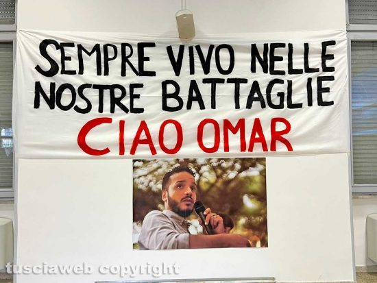 Viterbo - La commemorazione per Omar Neffati