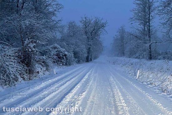 Viterbo - Neve sulla Cimina