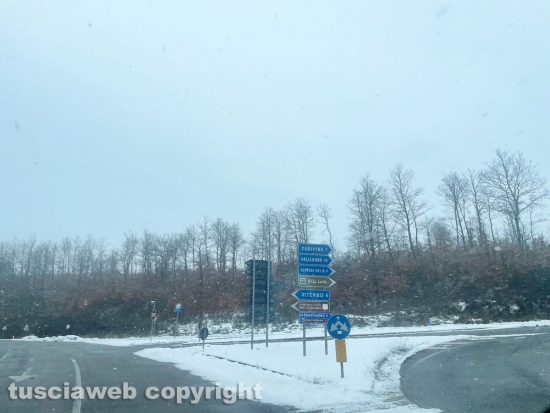 Neve sulla Cimina